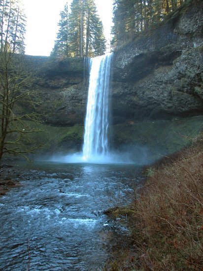 Silver Falls: South Falls in the Winter 03